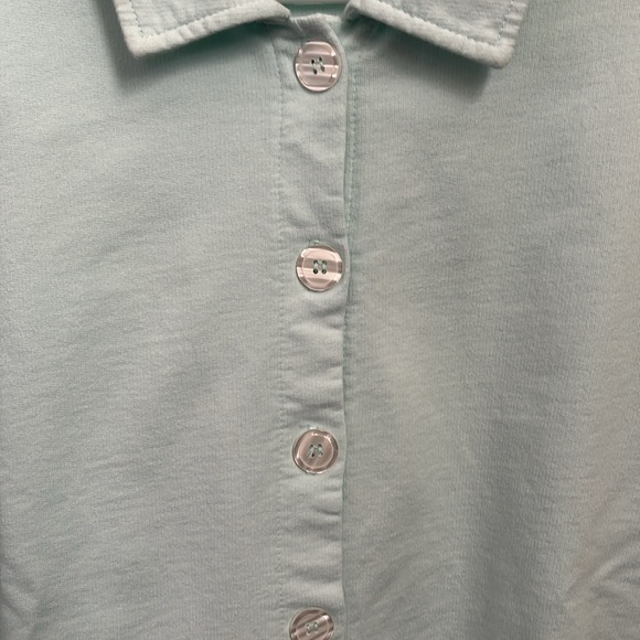 CANTOO Made in USA Size L Soft Aqua 3/4” jacket - Picture 2 of 2